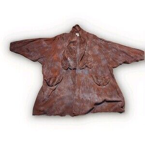 Vintage Classique by Shawn Lagenlook Open Front Cardigan Rustic Velvet Flowy